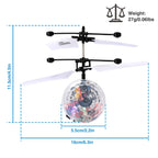 RC Flying Balls Electric Infrared Induction Drone Helicopter Ball LED Light Kids Flying Toy