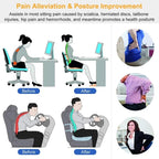 Seat Cushion Coccyx Orthopedic Memory Foam Cushion Tailbone Hip Support Chair Pillow For Office Car Seat