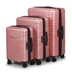 Three In One Set Of Double Wheel Silent Wheels With Dry Wet Separation Compartment ABS PC Luggage