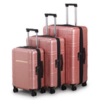 Three In One Set Of Double Wheel Silent Wheels With Dry Wet Separation Compartment ABS PC Luggage