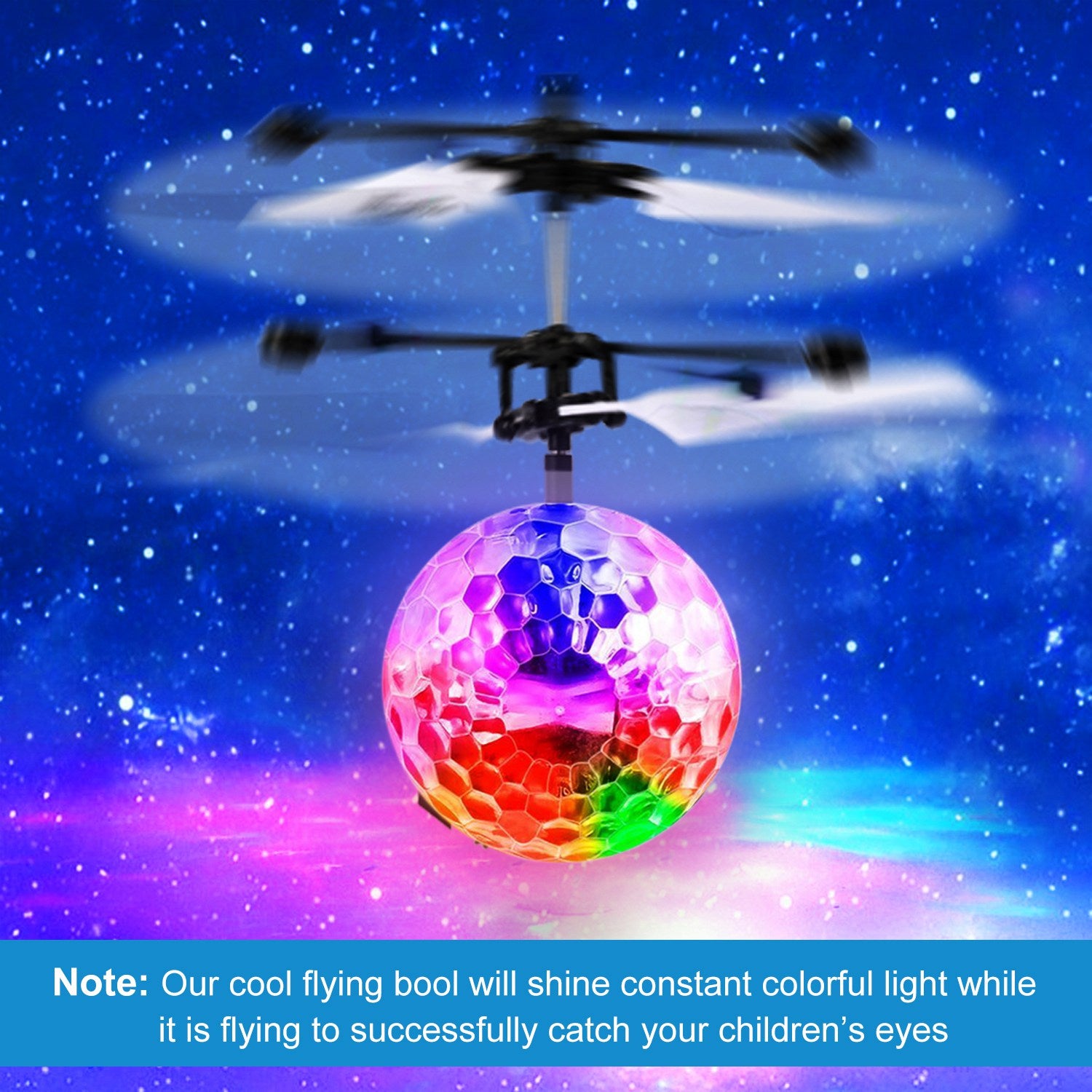 RC Flying Balls Electric Infrared Induction Drone Helicopter Ball LED Light Kids Flying Toy