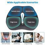 Memory Foam Seat Cushion Sciatica Pain Relief Cushion Pillow Seat Cushion With Machine Washable Cover For Home Office Car Wheelchair Airplane